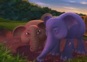 Скриншот к фильму «Голубой слонёнок»